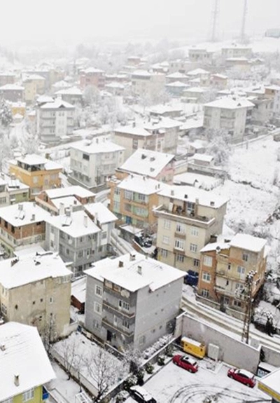 Samsun'da kar kalınlığı 44 cm Görseli